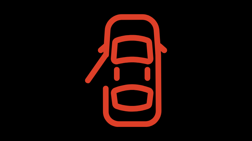 Door/Bonnet/Boot Open Warning symbol