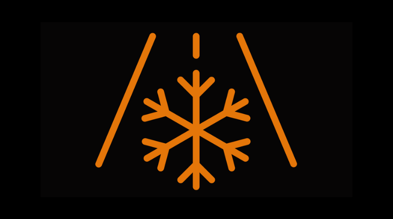 Icy Roads/Cold Outside Temperature symbol