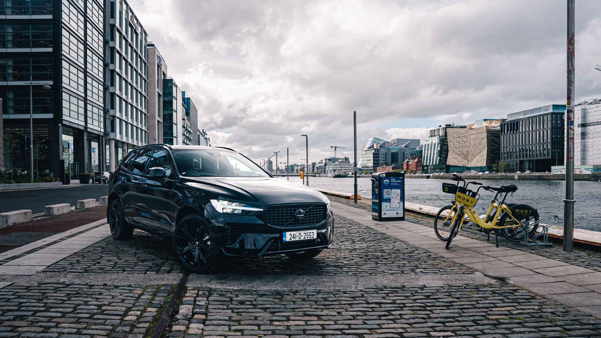 A car being imported to Ireland